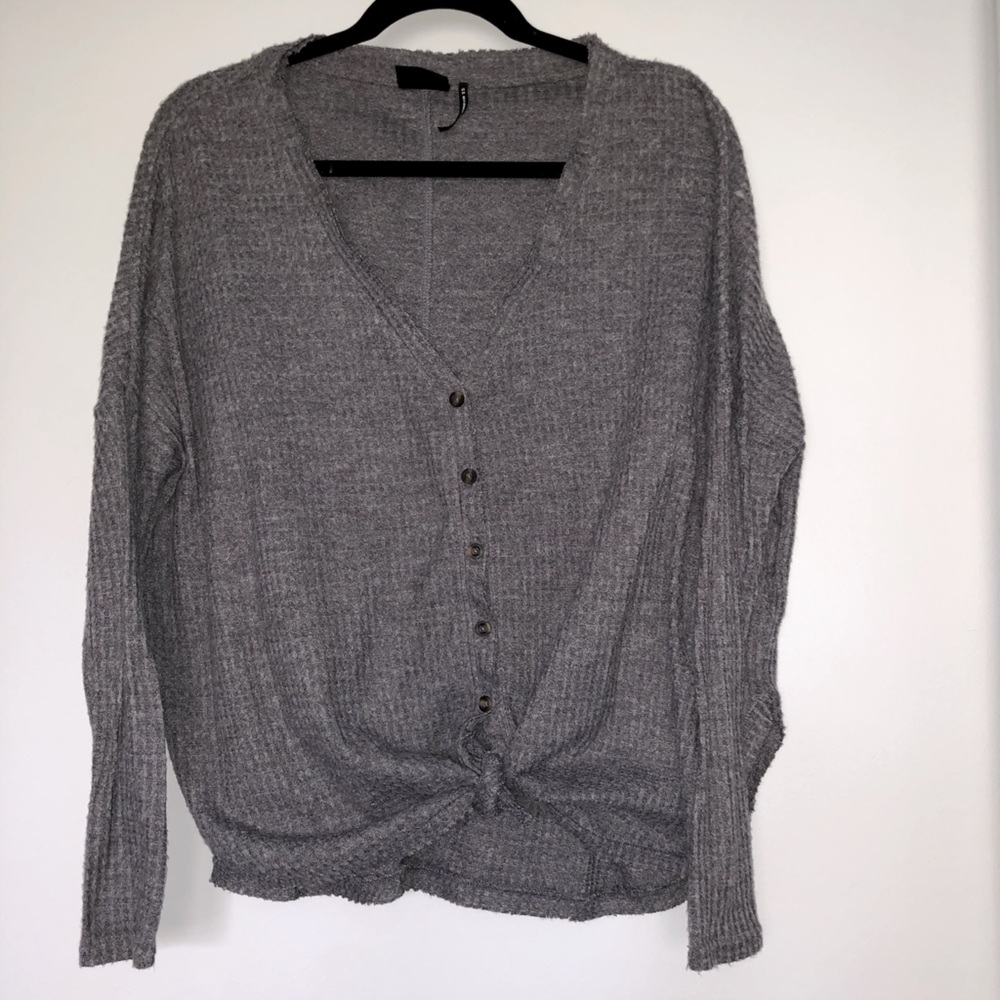 Button Down Knit Sweater